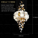 Decorbites elegant villa white & gold chandelier living room light