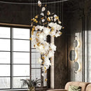 Decorbites elegant villa white & gold chandelier living room light