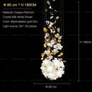 Decorbites elegant villa white & gold chandelier living room light