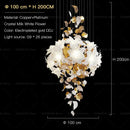 Decorbites elegant villa white & gold chandelier living room light