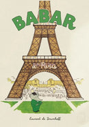DecorBites™ Elephant Babar Family Cartoon Print for Kids Room