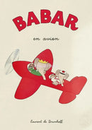 DecorBites™ Elephant Babar Family Cartoon Print for Kids Room
