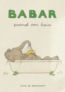 DecorBites™ Elephant Babar Family Yoga Poster for Kids Room