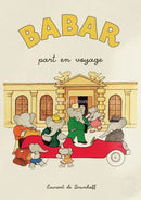 DecorBites™ Elephant Babar Family Yoga Poster for Kids Room