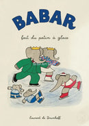 DecorBites™ Elephant Family Yoga Poster for Kids Room Decor