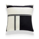 Decorbites embroidered black & white cushion cover living room pillow