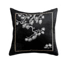 Decorbites embroidered black & white cushion cover living room pillow