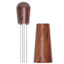 Decorbites espresso stirrer wood and metal kitchen distribution tool