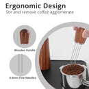 Decorbites espresso stirrer wood and metal kitchen distribution tool