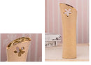 DecorBites™ Europe Gold-Plated Ceramic Vase for Home Decor