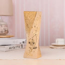 DecorBites™ Europe Gold-Plated Ceramic Vase for Home Decor