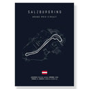 DecorBites™ F1 Circuit Canvas Painting for Living Room