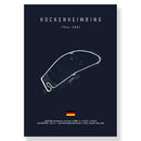 DecorBites™ F1 Circuit Canvas Painting for Living Room