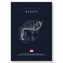 DecorBites™ F1 Circuit Canvas Painting for Living Room