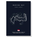 DecorBites™ F1 Circuit Canvas Painting for Living Room