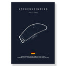 DecorBites™ F1 Circuit Canvas Painting for Living Room Decor