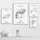 DecorBites™ F1 Circuit Canvas Painting - Motorsport Wall Art