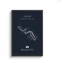 DecorBites™ F1 Circuit Canvas Painting - Motorsport Wall Art