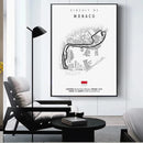 DecorBites™ F1 Circuit Canvas Painting - Motorsport Wall Art