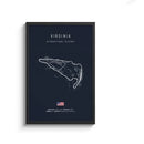 DecorBites™ F1 Circuit Canvas Painting - Motorsport Wall Art