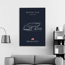 DecorBites™ F1 Circuit Canvas Painting - Motorsport Wall Art