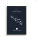 DecorBites™ F1 Circuit Canvas Painting - Motorsport Wall Art