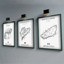 DecorBites™ F1 Circuit Canvas Painting - Motorsport Wall Art