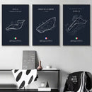 DecorBites™ F1 Circuit Canvas Painting - Motorsport Wall Art