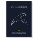 DecorBites™ F1 Race Track Canvas Art Print