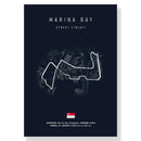 DecorBites™ F1 Race Track Canvas Painting Wall Art