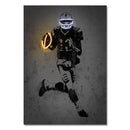 DecorBites™ Famous Sports Stars Neon Wall Art Print