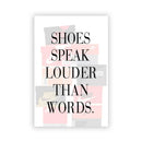 Colorful sneaker box canvas wall art bedroom minimalist poster
