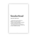 Colorful sneaker box canvas wall art bedroom minimalist poster
