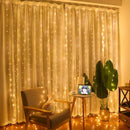 DecorBites™ Festive USB Fairy Lights Curtain Set