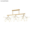 DecorBites™ Firefly Island Pendant Light: Elegant Minimalistic Acrylic Lamp for Restaurants (27-Head Suspension)