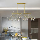 DecorBites™ Firefly Island Pendant: Postmodern Metal Ceiling Lamp - 36 Head Suspension for Restaurant