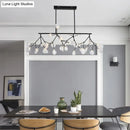 DecorBites™ Firefly LED Island Pendant Light: Modern Acrylic Linear Lamp for Dining Room Ceiling