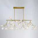 DecorBites™ Firefly LED Island Pendant Light: Modern Acrylic Linear Lamp for Dining Room Ceiling
