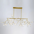 DecorBites™ Firefly LED Island Pendant Light: Modern Acrylic Linear Lamp for Dining Room Ceiling