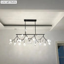 DecorBites™ Firefly LED Island Pendant Light: Modern Acrylic Linear Lamp for Dining Room Ceiling