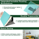 DecorBites™ Floating Metal Bookshelves - Set of 2