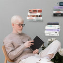 DecorBites™ Floating Metal Bookshelves - Set of 2