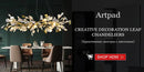 DecorBites™ Floral French White Ceramic Chandelier - Romantic Home Décor