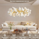 DecorBites™ Floral French White Ceramic Chandelier - Romantic Home Décor