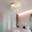 Decorbites flying bird white crystal ceiling light for bedroom