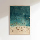 DecorBites™ Frameless Summer People Swimming Canvas Wall Art