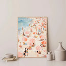 DecorBites™ Frameless Summer People Swimming Canvas Wall Art