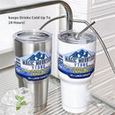 DecorBites™ Freeze Thermos Bottle Straw Stainless Steel Tumbler 30oz - Ice Mountain Cup
