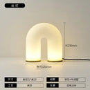 Decorbites french cream u-shaped floor lamp living room led light