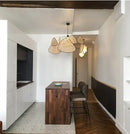 DecorBites™ French Design Rattan Chandelier for Home Lighting